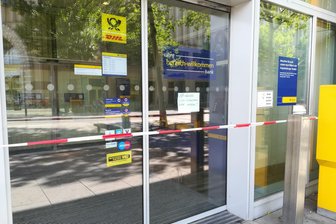 Sachbeschädigung in Postbank-Filiale - Tatverdächtiger gestellt -