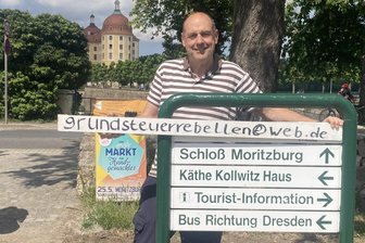 Sachse soll jetzt das 32-fache an Grundsteuer zahlen - und wehrt sich - Torsten Küllig ist der bekannteste Grundsteuerrebell. Er lebt in Moritzburg.
