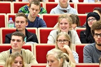 Studenten in der Universität Leipzig. Herrscht nun "Ruhe an der Hochschulfront"?