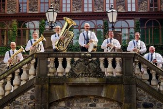 Sachsen-Premiere: Blaskapelle aus Hessen gastiert in Mulda - Die Blaskapelle Egerländer Schmankerln, Die 7er tritt am 17. September in der Muldentalhalle in Mulda auf.