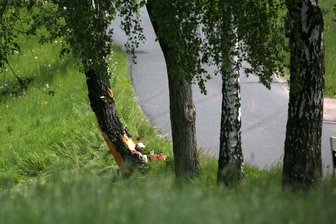 Sachsen-Rallye kostet erneut zwei Menschen das Leben - Die Unfallstelle: Hier ereignete sich am Freitag der tödliche Unfall bei der Sachsen-Rallye.