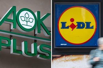 Sachsen und Thüringen: AOK arbeitet mit Lidl zusammen, doch sind Ihre Daten sicher? - Versicherte der AOK Plus in Sachsen und Thüringen können nun bei Lidl-Einkäufen sparen - möglich macht das eine Kooperation zwischen der Krankenkasse und dem Discounter. (Montage)