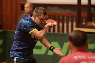 Sachsenliga: Gornsdorfer Tischtennisspieler in den Derbys wie entfesselt - Im Bild der Gornsdorfer Ivo Wunderlich.
