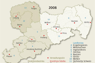 Sachsens Kreisreform hat wesentliche Ziele verfehlt - 