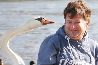 Sachsens Schwanenküken im Fokus - Maik Bohns Leidenschaft gehört den Schwänen.