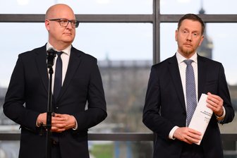 Sachsens SPD-Chef Homann: Merz’ Vorschläge gefährlich für sächsische Stahlindustrie - In der Kunst, gemeinsam zu regieren und gegeneinander Wahlkampf zu machen, üben sich gerade SPD-Landes- und Fraktionschef Henning Homann und Ministerpräsident Michael Kretschmer (CDU).