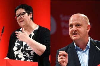 Sachsens SPD-Spitze schaltet auf Angriff gegen die CDU - Kathrin Michel und Henning Homann, Landesvorsitzende der SPD.