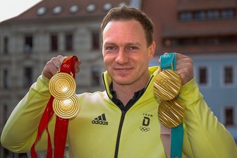 Sachsens Sportler des Jahres 2021: Ehrung für Bobteam Friedrich - Francesco Friedrich.