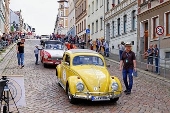Sächsische Meister-Classic macht wieder Station in Meerane - Im vergangenen Jahr ging es an der "Steilen Wand" bergab. 