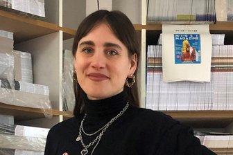 Sächsische Radikal-Kulturmanagerin Ulla Heinrich: "Frauen werden entmutigt!" - Ulla Heinrich in der Redaktion des "Missy Magazine" in Berlin-Mitte.