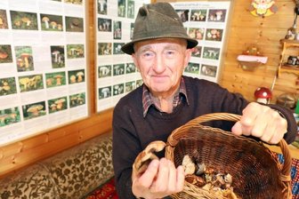 Sammeln mit Rücksicht: Der Pilz-Knigge - Pilzberater Jochem Schaller ist fast täglich im Wald hinter seinem Haus in Hetzdorf (Halsbrücke) unterwegs. Der 84-Jährige geht schon seit seiner Kindheit regelmäßig Pilze sammeln. In seiner Laube berät er Interessierte und stellt sicher, dass sie nicht versehentlich Giftpilze mitnehmen. 
