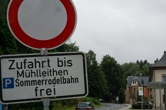 Sanierung der B 283 bei Mühlleithen hat begonnen - Umleitung gut ausgeschildert -
