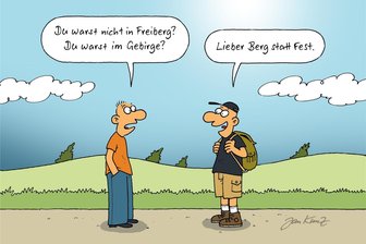 Satire zum Wochenende: Augustusburg hat ein neues Wappentier, und in Freiberg beginnt bald der Weihnachtsmarkt - So könnte das Bergstadtfest zu seinem Namen gekommen sein.