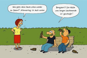 Satire zum Wochenende: Bollerwagen statt Dienstwagen oder wie man trotz Baustellen-Chaos zwischen Freiberg und Chemnitz vorwärts kommt - Zwischen Himmelfahrt und Sonntag: Ein langes Wochenende kann ziemlich anstrengend sein. 