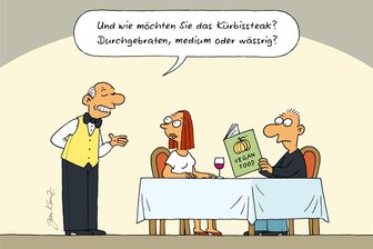 Satire zum Wochenende: Der Trend geht zur Kürbisbratwurst - auch in Lichtenwalde? - Der Speisekürbis ist vielseitig verwendbar, gesund und enthält viel Wasser.