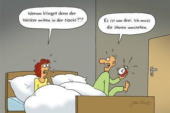 Satire zum Wochenende: Die Wahrheit über die Zeitumstellung - Die Zeitumstellung führt bei manchen Menschen zu einem gestörten Nachtschlaf.