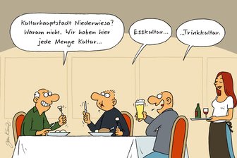 Satire zum Wochenende: Endlich - Niederwiesa ist Kulturhauptstadt Europas! - Die ganze Region ist in Kulturhauptstadt-Stimmung.