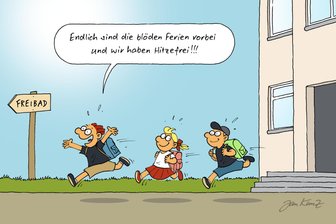 Satire zum Wochenende: Endlich sind die Ferien vorbei! - Die Kinder konnten es kaum erwarten: Endlich hat das neue Schuljahr begonnen!