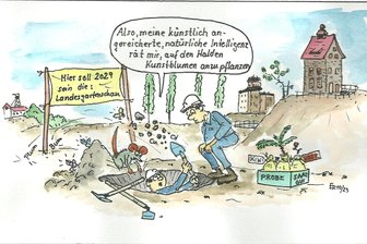 Satire zum Wochenende: Freiberg bewirbt sich um die erste unterirdische Landesgartenschau der Welt - Freiberg bewirbt sich um die Landesgartenschau 2029. Aber was pflanzt man in so einer Stadt?