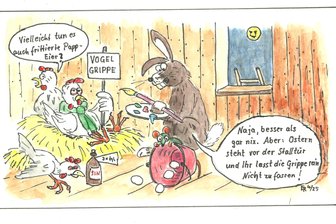 Satire zum Wochenende: Fünf Gründe, warum Ostern besser ist als Weihnachten - Da kann man nichts machen: Auch zu Ostern schlägt die Grippe manchmal zu.