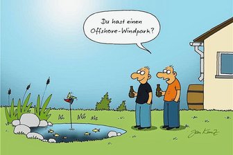 Satire zum Wochenende: Kreuzfahrtschiffe legen bald in Falkenau an - Jeder kann seinen Teil zur Energiewende beitragen.