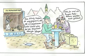 Satire zum Wochenende: Warum das Freiberger Bergstadtfest umbenannt wird - Zum Bergstadtfest wird eine schlagkräftige Führungspersönlichkeit gebraucht.