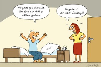 Satire zum Wochenende: Was ist eigentlich blödsinniger, Männertag oder Muttertag? - Männertag ist eine anstrengende Sache. Vor allem für die Frauen.