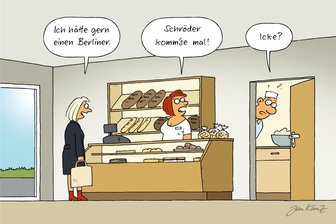 Satire zum Wochenende: Wenn der Berliner aber nun ein Loch hat ... - Frischgebackene und alteingesessene Berliner lieben fettiges Gebäck.