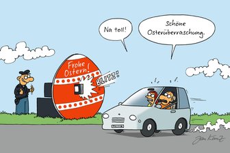 Satire zum Wochenende: Wer braucht schon Eier? Mittelsachsen sucht den Superblitzer - Schöne Osterüberraschung. Sieht so zu Ostern der mittelsächsische Superblitzer aus?