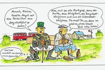 Satire zum Wochenende: Wer will schon nach Freiberg, wenn er in Flöha bleiben kann? - Hoher Besuch wird zum Bergstadtfest 2023 erwartet.