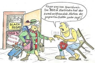Satire zum Wochenende: Zum Black Friday wird Schloss Augustusburg schwarz gestrichen. Vielleicht. - Haushaltsspartipps im Sonderangebot? Das war einmal.