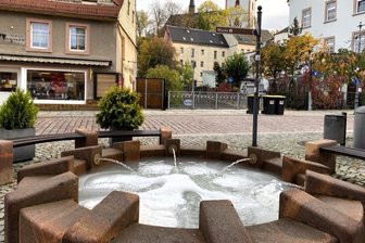 Seife im Brunnen in Mittweida