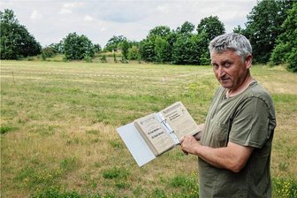 Schauplatz von Groundhopper-Spiel: Als Meerane große Pläne für ein neues Fußball-Stadion am „Roten Hügel“ schmiedete - Hobby-Fußballhistoriker Jörg Rudel wird die Partie am Samstag als Zuschauer verfolgen.