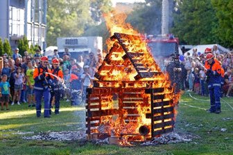 Schauübung der Feuerwehr - 