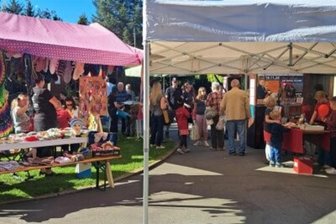 Schellenberg: Erster Kinderflohmarkt im Gasthof „Höllmühle“ ist ein Familienprojekt - Der Handwerkermarkt im Gasthof „Höllmühle“ in Schellenberg ist ein Besuchermagnet.