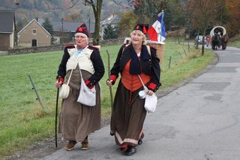 Schellenberger Militärhistoriker nach Leipzig gestartet - zu Fuß - 