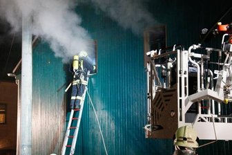 Scheunenbrand an der Braunsdorfer Straße - 