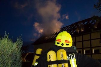 Scheunenbrand in Langenbernsdorf - 