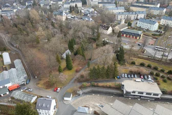 Schlägerei im Stadtpark Annaberg-Buchholz - Der Busbahnhof samt angrenzendem Stadtpark gilt schon länger als Brennpunkt.
