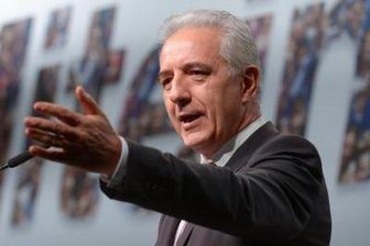 Schlechtestes Ergebnis seit 2008: Tillich mit 83 Prozent als CDU-Chef bestätigt - Stanislaw Tillich auf dem Landesparteitag der CDU in Neukieritzsch.