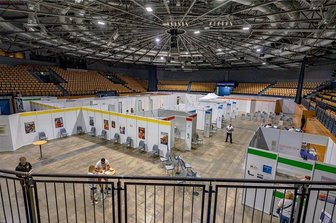 Schließung von Impfzentren: Warum Zwickau in der Region den Anfang macht - Das Impfzentrum in der Stadthalle Zwickau schließt am 18. September.