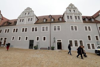 Schloss Glauchau – ein Fass ohne Boden? - Im Schloss Glauchau sind jüngst der Innenhof und die Fassade saniert worden.