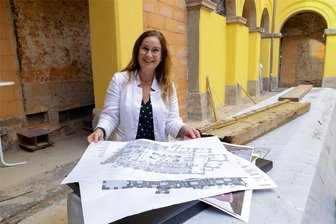 Schloss Lichtenstein: Übernachten im Prinzessinnen-Zimmer - Eva Kaluza von der Zwickauer Firma Ö-Konzept ist für die Innenarchitektur und Funktionsplanung in vielen Bereichen des Lichtensteiner Schlosses zuständig.