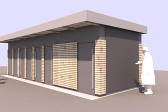 Schlossinsel Rodewisch wird zur Baustelle: Was sich verändert und was bleibt - Die Toilettenanlage entsteht neu nahe des Eingangs, losgelöst vom Herrenhaus auf der Schlossinsel.