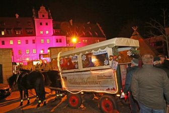 Schlossweihnacht in Zwickau mit Kremser-Pendelverkehr -