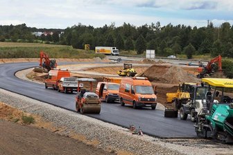 Schlussspurt an B 93-Auffahrt - 