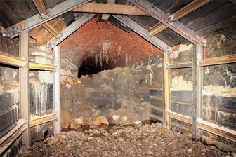 Schmelzbachgewölbe in Zwickau-Bockwa ist fertig saniert - Das noch unsanierte Schmelzbachgewölbe.