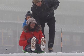 Schnee im Erzgebirge: Winter schickt seine Vorboten - 