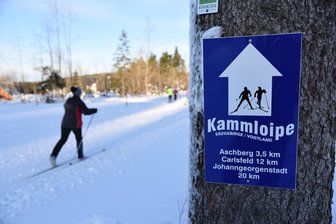 Schnee in oberen Lagen des Erzgebirges: Wo aktuell Langlauf möglich ist - Die Kammloipe ist zwischen Johanngeorgenstadt und Klingenthal fast durchgängig präpariert.
