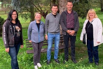 Schönbacher gründen eigenen Verein - Sie werden den neuen Verein leiten: Dorothee Hädrich, Doreen Scholz, Kevin Grimm, Mike Finkenwirth und Anke-Eve Ratz (von links). 